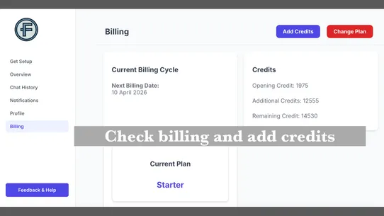 Farnsla ‑ AI Support Chatbot screenshot