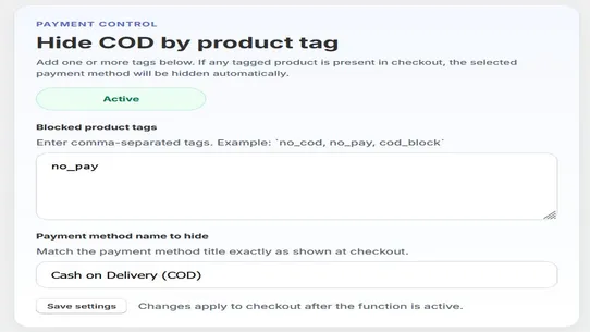 COD Hide Tag screenshot