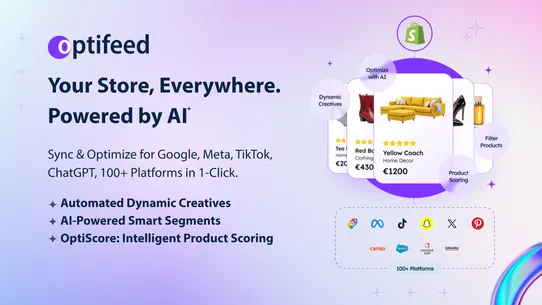 Optifeed: Smart Shopping Feeds screenshot