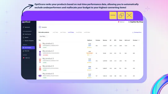 Optifeed: Smart Shopping Feeds screenshot