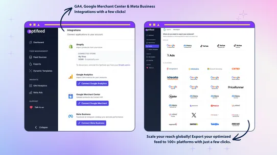 Optifeed: Smart Shopping Feeds screenshot