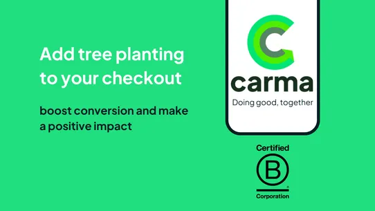 Carma: Trees/Kelp at Checkout screenshot