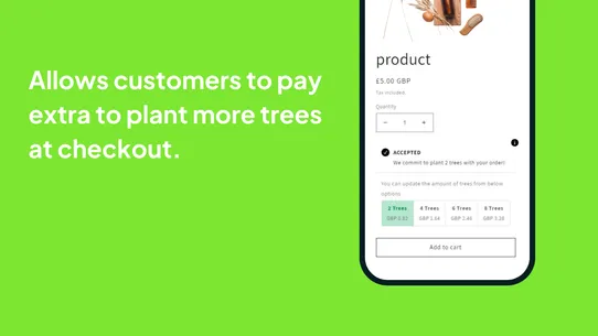 Carma: Trees/Kelp at Checkout screenshot