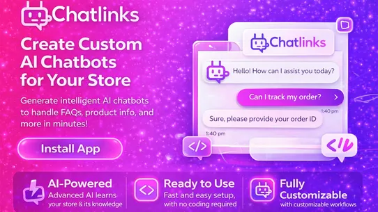 Chatlinks AI Chatbot Builder screenshot