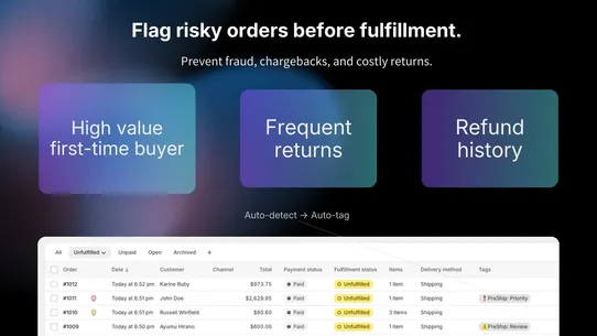 PreShip Alert screenshot