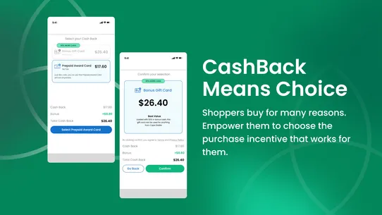 Cash Back Rewards screenshot