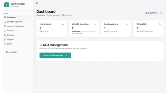 SEOmatic ‑ SEO and image app screenshot