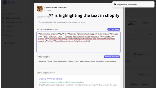 SEOmatic ‑ SEO and image app screenshot