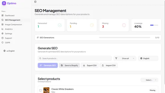 SEOmatic ‑ SEO and image app screenshot