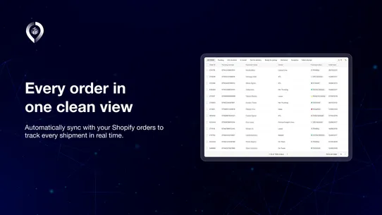 SUN Order Tracking screenshot