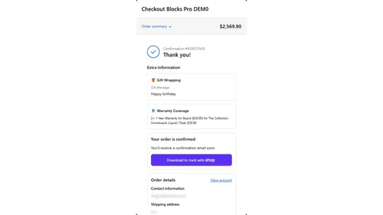 Checkout Blocks Pro screenshot