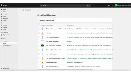 SEO Vision AI screenshot