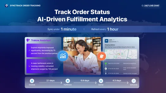 Synctrack AI Order Tracking screenshot