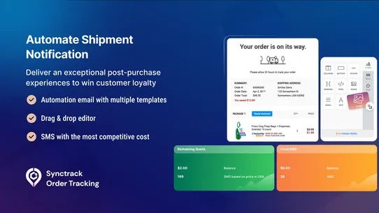 Synctrack Order Tracking screenshot