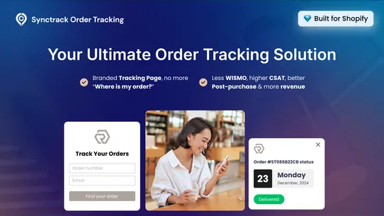 Synctrack Order Tracking screenshot