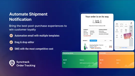 Synctrack Order Tracking screenshot