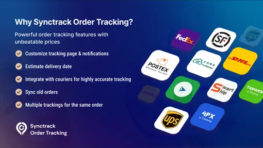 Synctrack Order Tracking screenshot