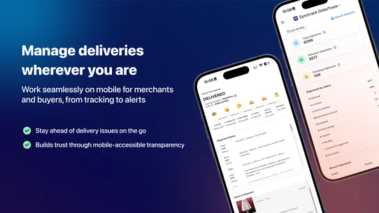 Synctrack Order Tracking screenshot