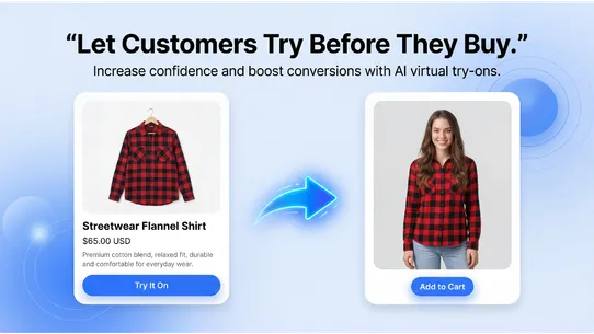 Dazeign ‑ AI Virtual Try On screenshot