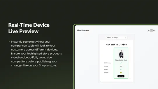 Comparly ‑ Products Compare screenshot