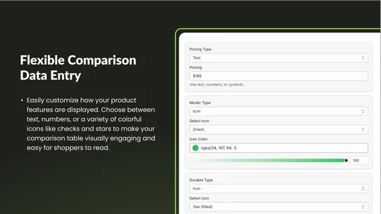 Comparly ‑ Products Compare screenshot
