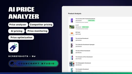 CodeCraft: AI Price Analyzer screenshot