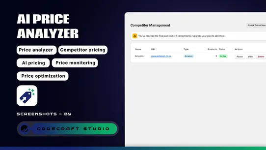 CodeCraft: AI Price Analyzer screenshot