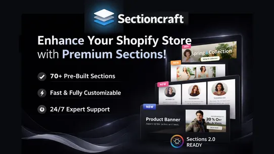 Section Craft: Theme Sections screenshot