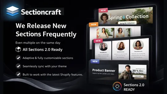 Section Craft: Theme Sections screenshot
