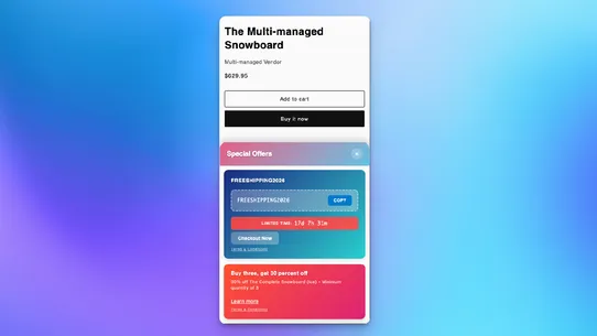 Promotion Box by 23Go screenshot