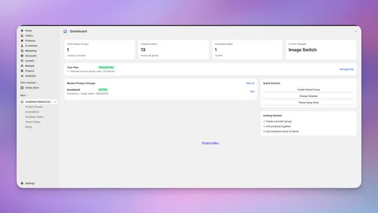 Combined Variants Listing AI screenshot