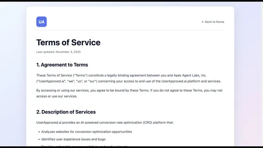 UserApproved screenshot