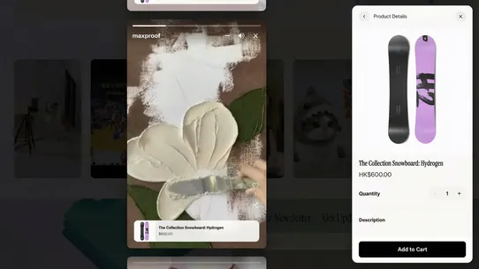 Maxproof Shoppable Video &amp; UGC screenshot