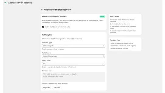 IVRSolutions‑Verify COD Orders screenshot