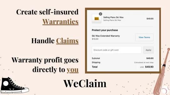 WeClaim: Warranty Upsells screenshot