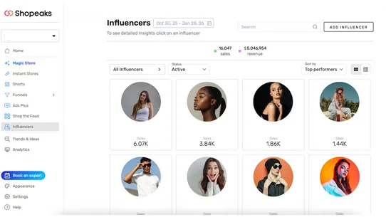 Shopeaks: Commerce Platform screenshot