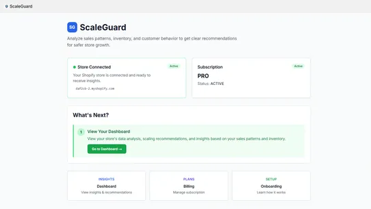 ScaleGuard screenshot