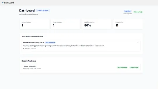 ScaleGuard screenshot