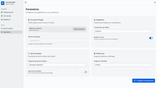 FrancePrepFba screenshot