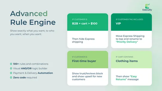 Executly | Account &amp; Checkout screenshot