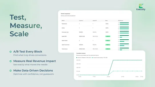 Executly | Account &amp; Checkout screenshot