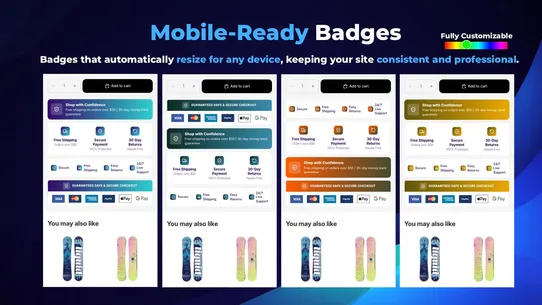 GoodySell Trust Badges &amp; Icons screenshot