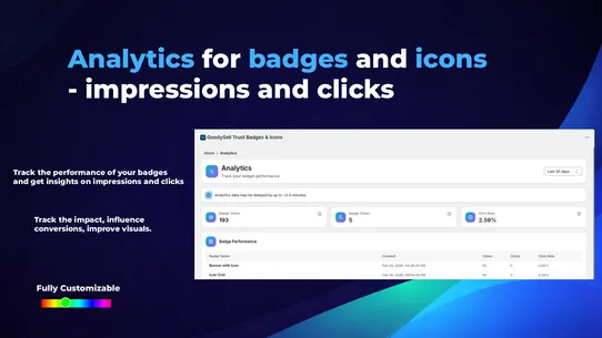 GoodySell Trust Badges &amp; Icons screenshot