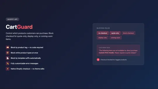 CartGuard screenshot