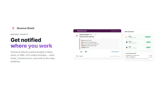 Revenue Shield: Checkout Tests screenshot