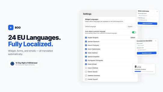 BOO EU Withdrawal Button screenshot
