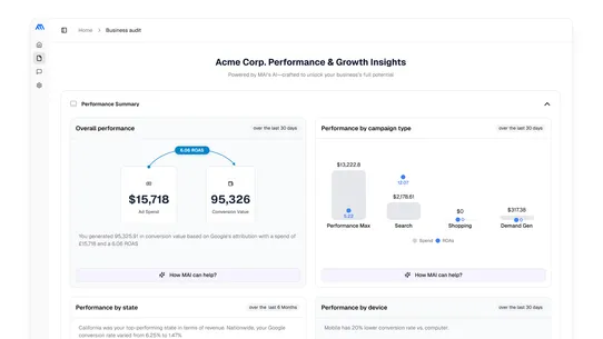 MAI ‑ Autonomous Marketing AI screenshot