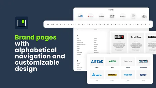 Brands &amp; Vendors Pages Pro screenshot