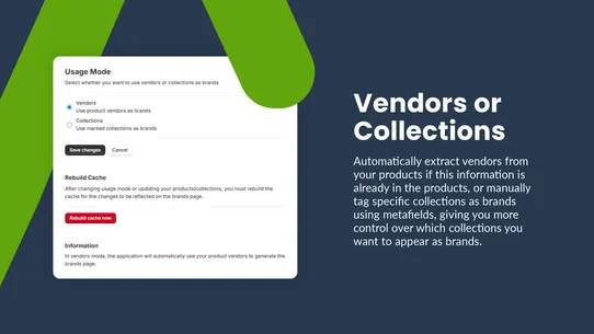 Brands &amp; Vendors Pages Pro screenshot