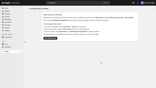 Zapify ‑ Whatsapp na sua loja! screenshot